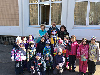Праздник «Широкая Масленица» в частном детском саде «Лад»