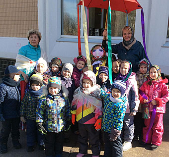 Праздник «Широкая Масленица» в частном детском саде «Лад»