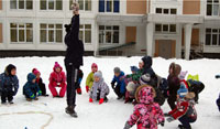 Зимний праздник (частная школа и детский сад «ЛАД», Москва, 2017)