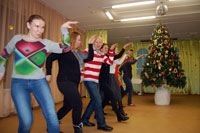 Новогодний праздник в начальной школе (частная школа «ЛАД», Москва)