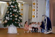Новогодний праздник в детском саду "ЛАД" (2021)