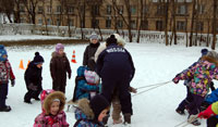 Зимний праздник (частная школа и детский сад «ЛАД», Москва, 2017)