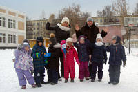 Зимний праздник (частная школа «ЛАД», Москва)